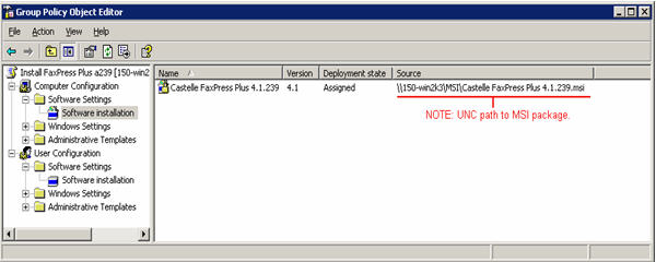 Deploying MSI Packages with Group Policy